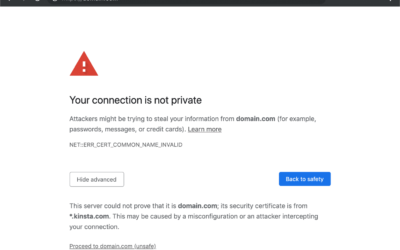 Your Connection Is Not Private